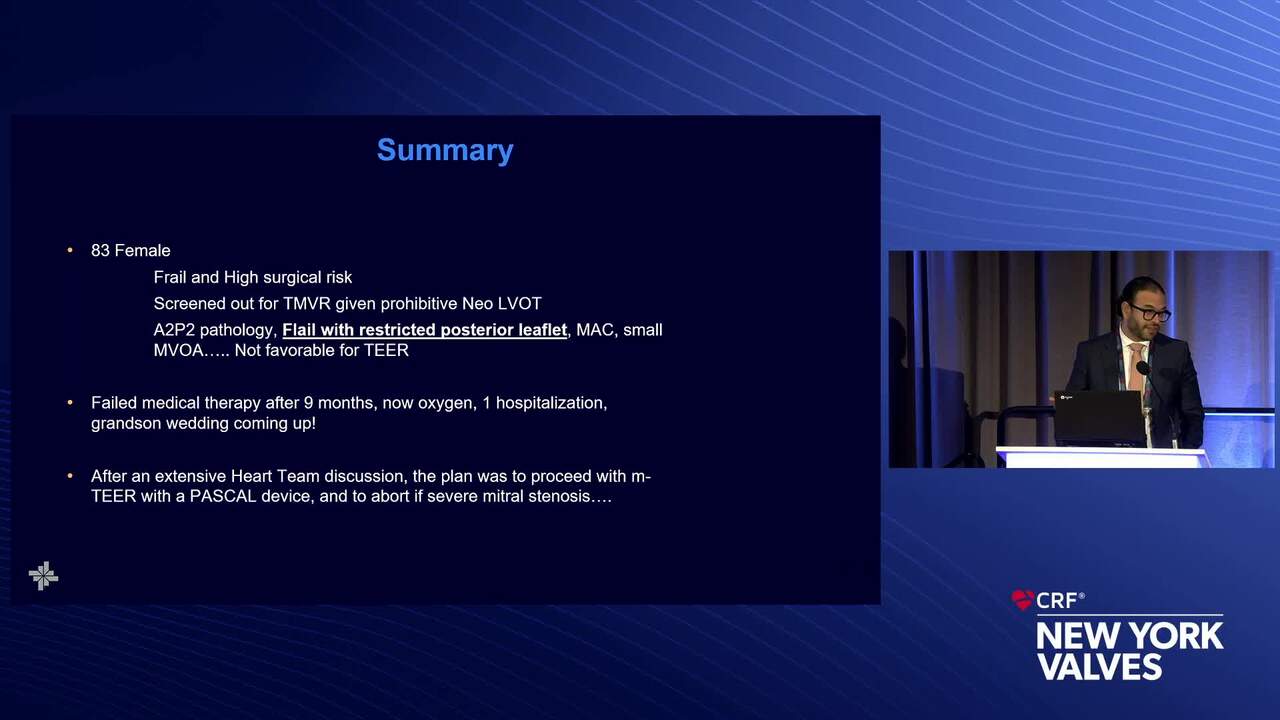 Mitral TEER in Posterior Leaflet Restriction: Case Presentation