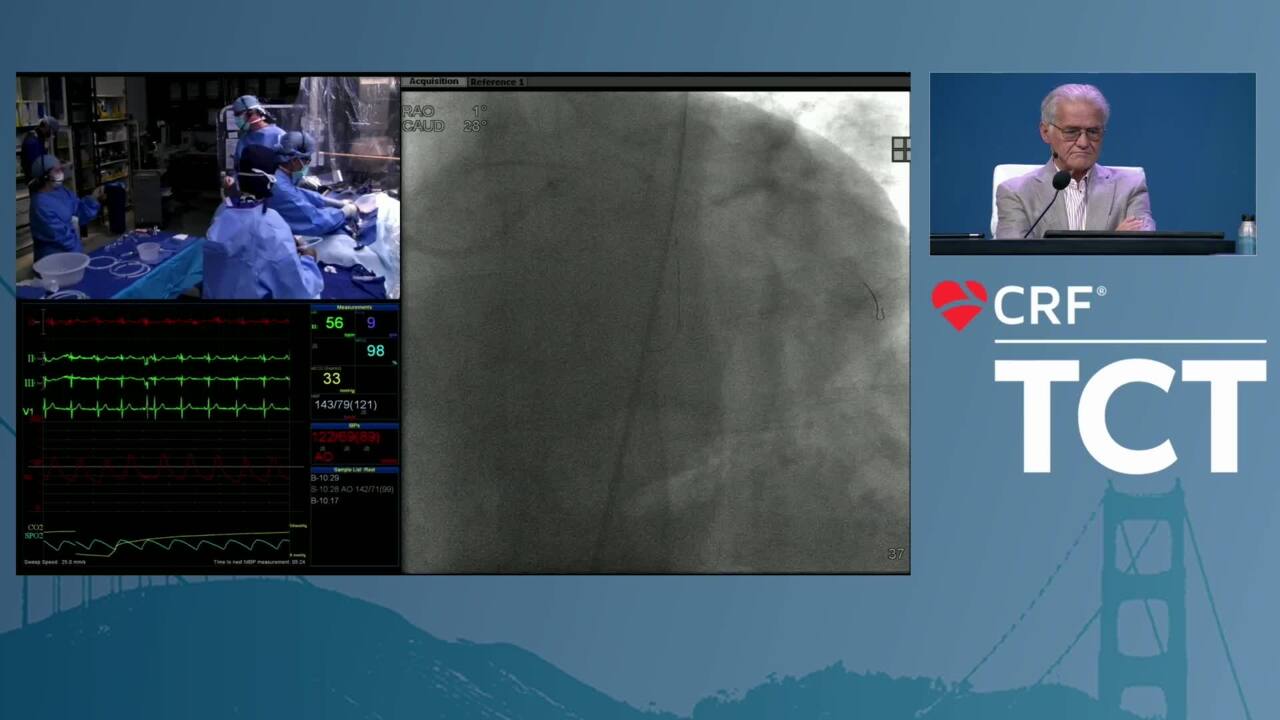 LIVE Case Providence St. Vincent Hospital, Portland, OR - Calcified Bifurcation Disease Treated With Atherectomy and_or IVL