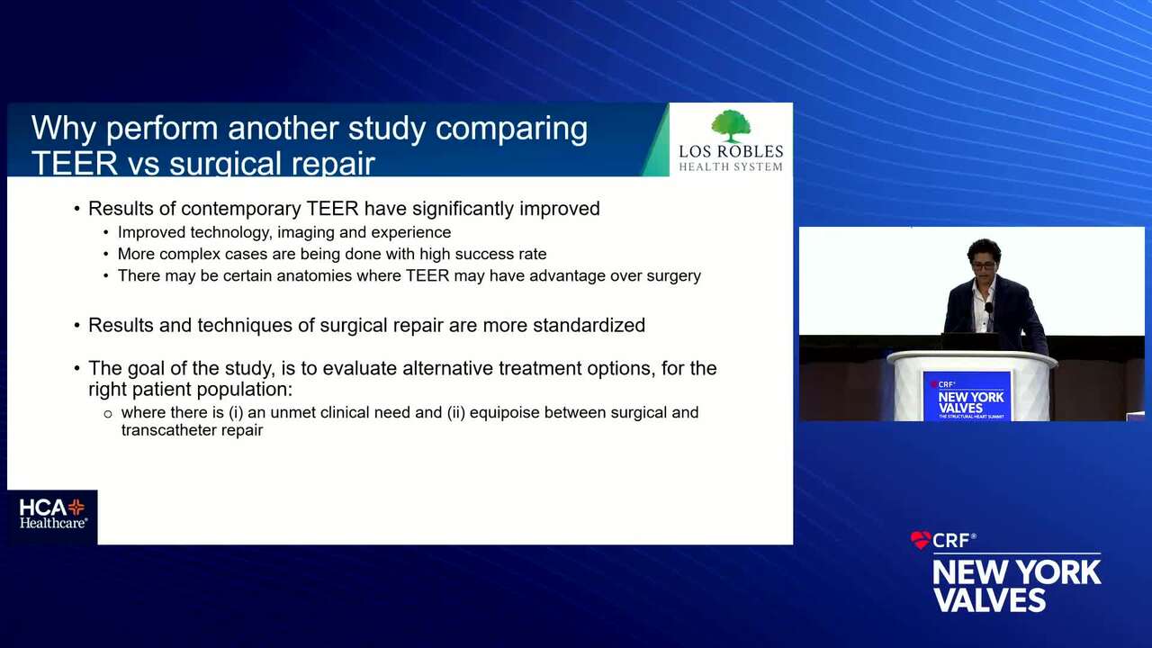 REPAIR-MR: TEER vs. Surgical Repair in Intermediate-Risk Patients