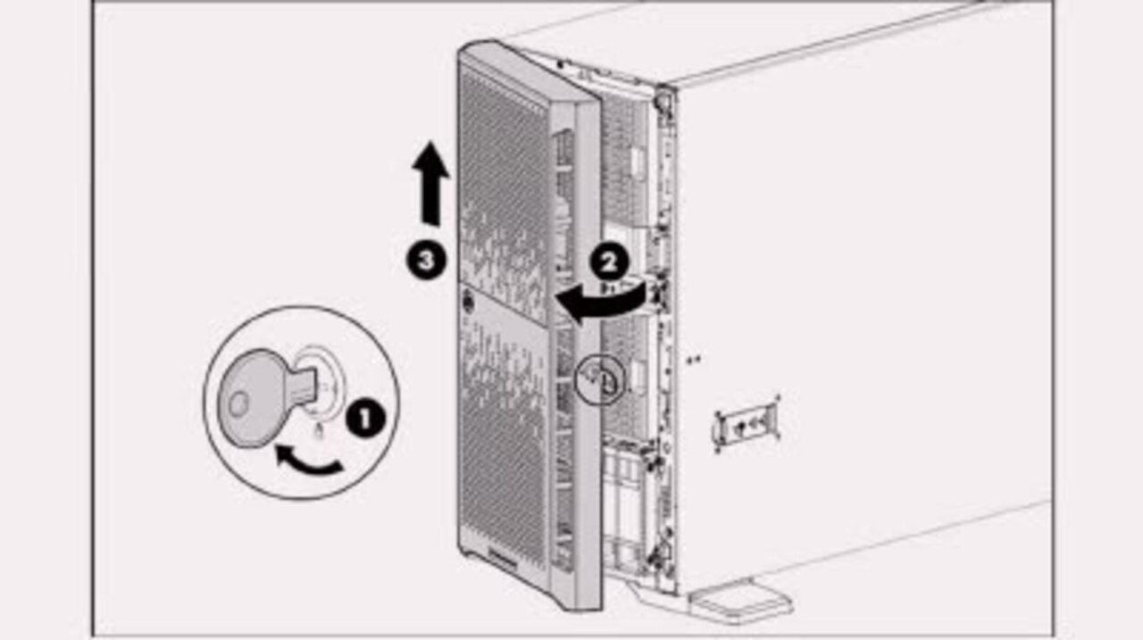 Remove/Replace Video - HPE ProLiant ML350p Gen8 Server Hot-Plug Hard Drive