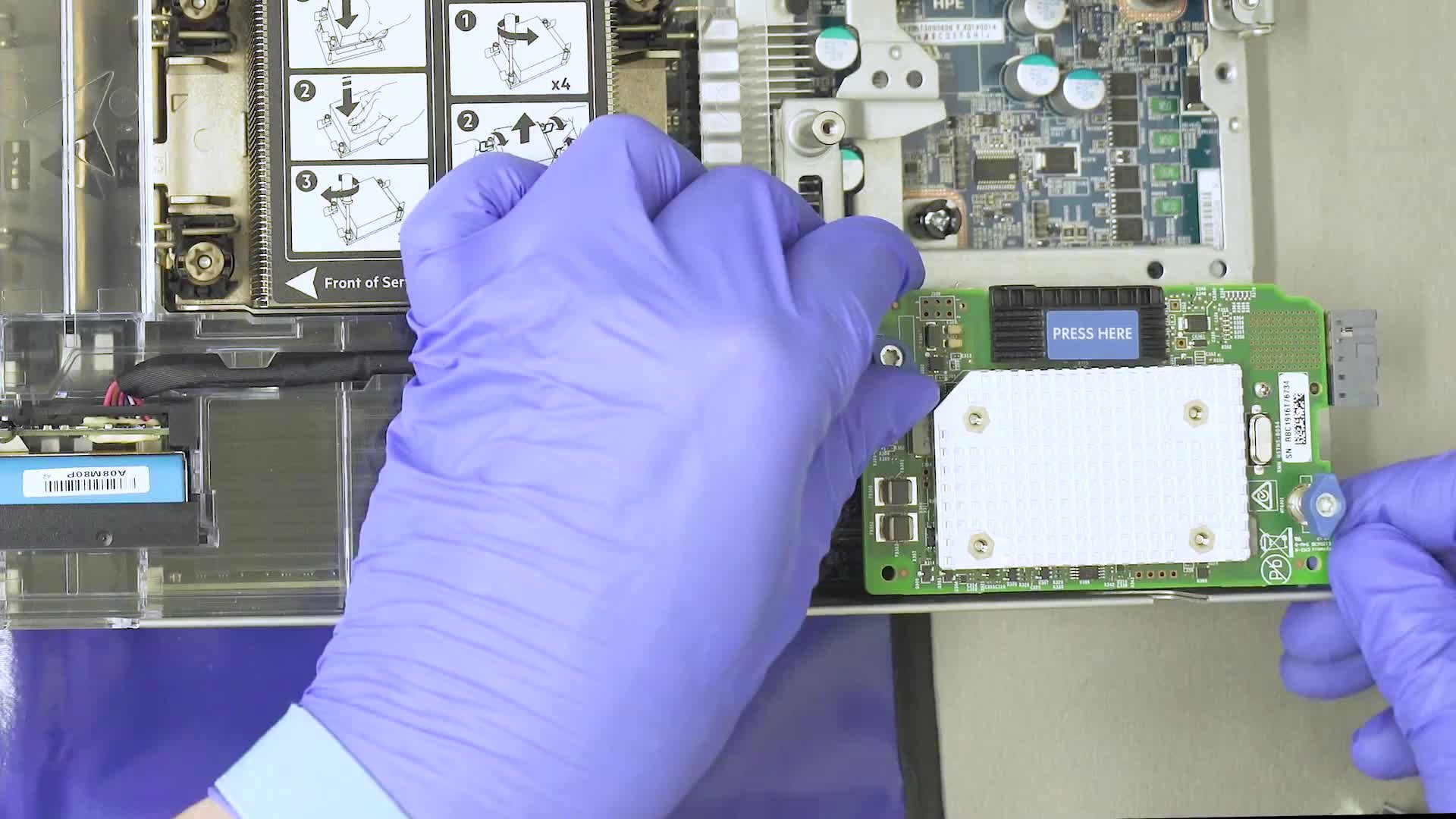 Remove/Replace Video - HPE Synergy 480 Gen10 Plus Compute Module