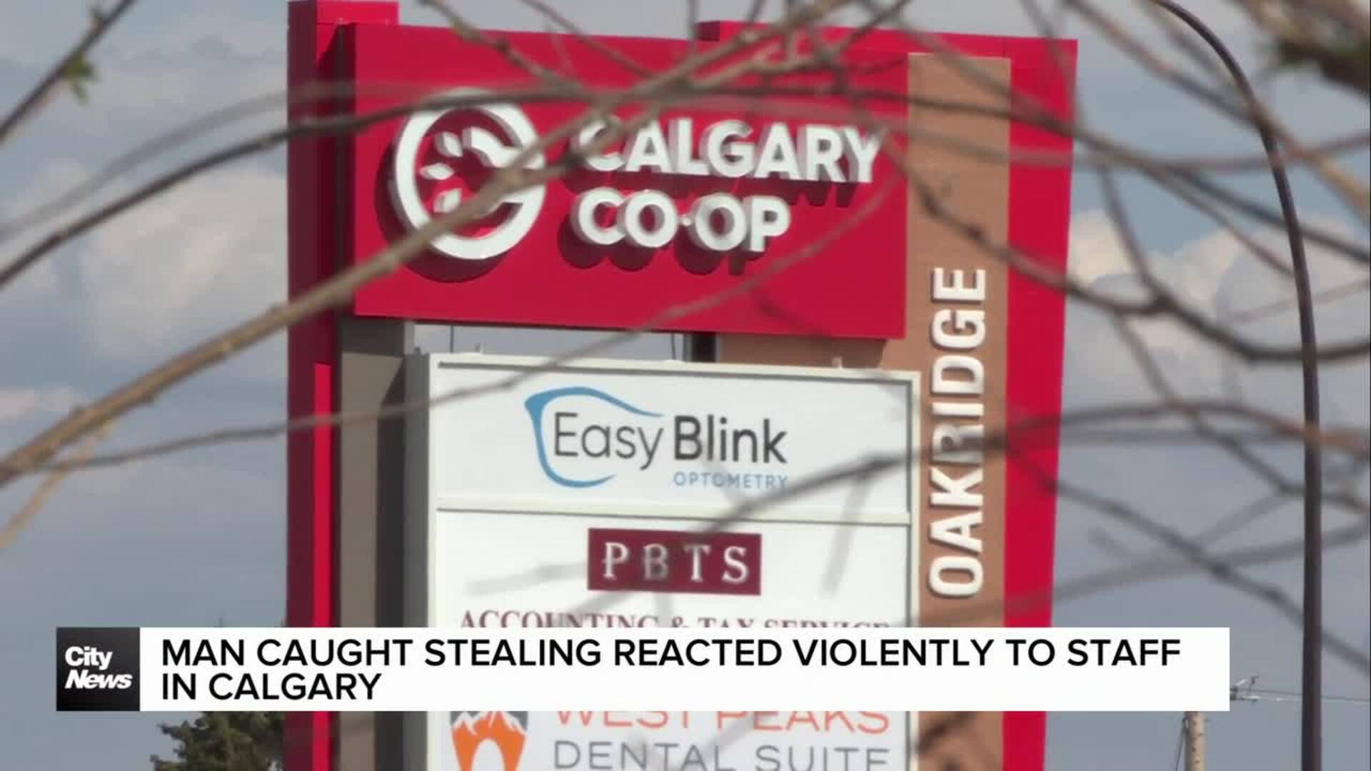 Man caught stealing reacted violently to staff in Calgary