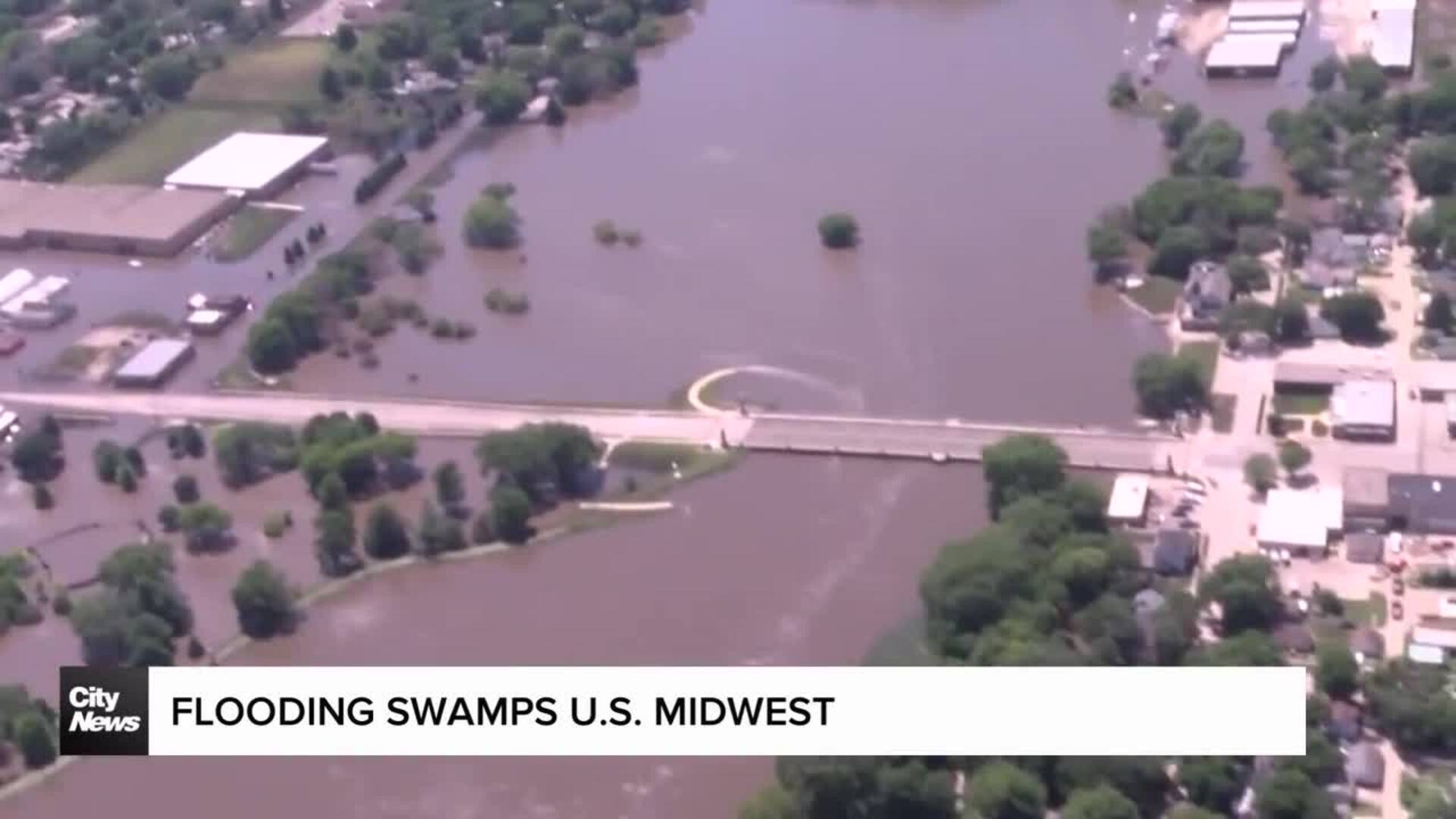 Severe flooding overwhelms U.S. upper midwest