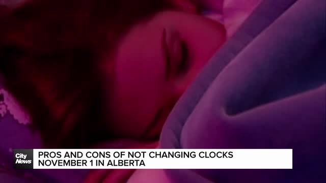 Pros and cons of not changing clocks November 1 in Alberta