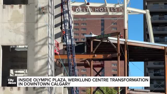 Inside Olympic Plaza, Werklund Centre transformation in Downtown Calgary