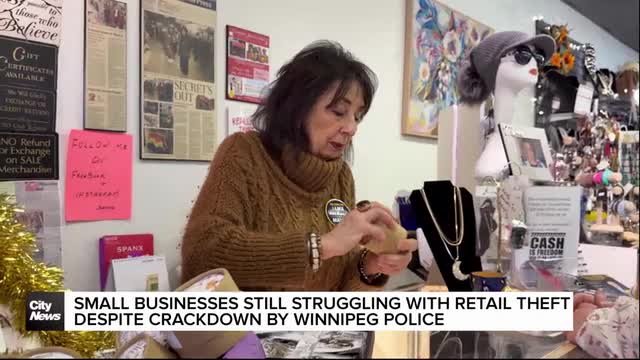 Small businesses still struggling with retail theft despite crackdown by Winnipeg Police