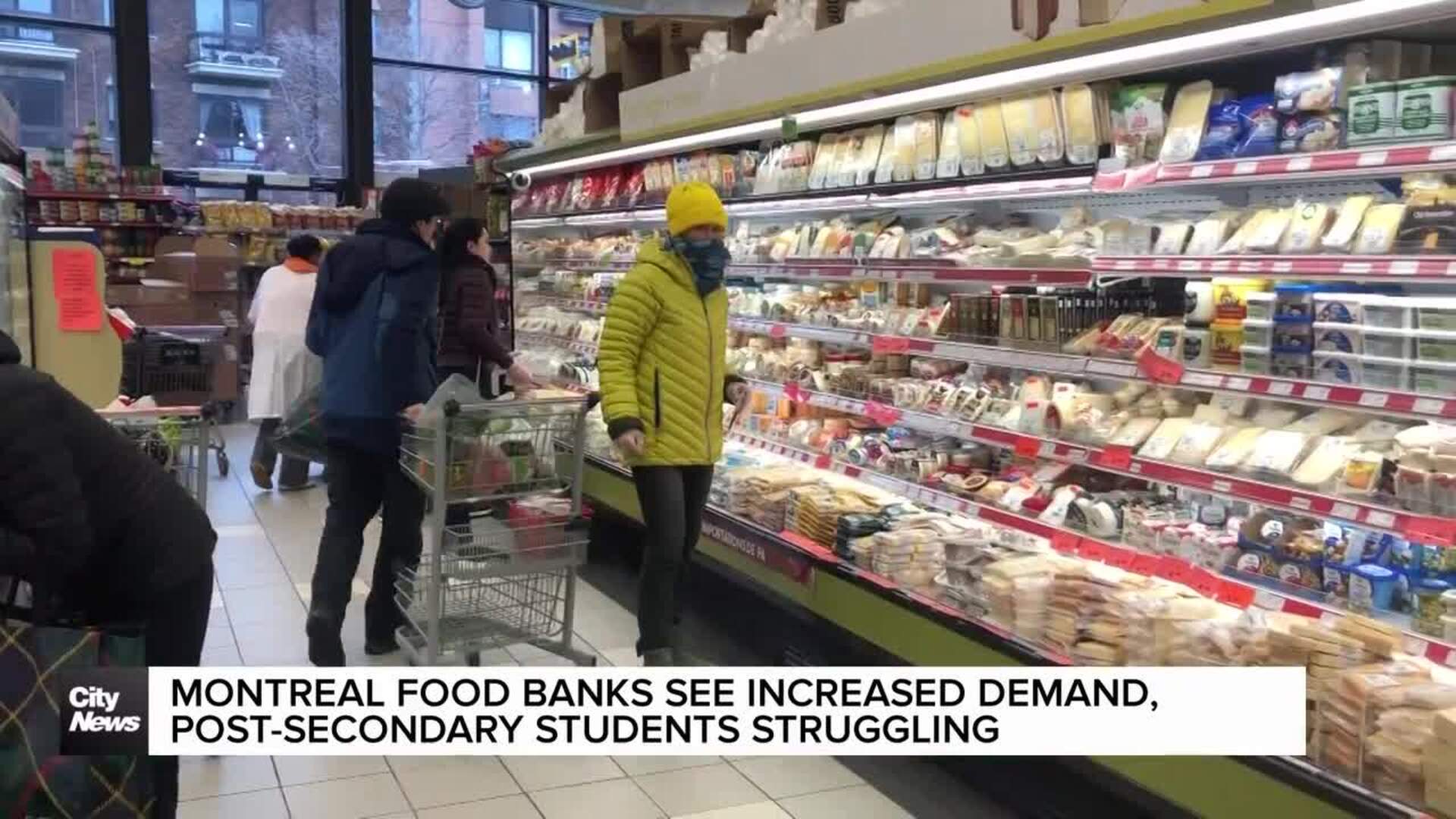 Montreal food banks: Students struggle with food insecurity