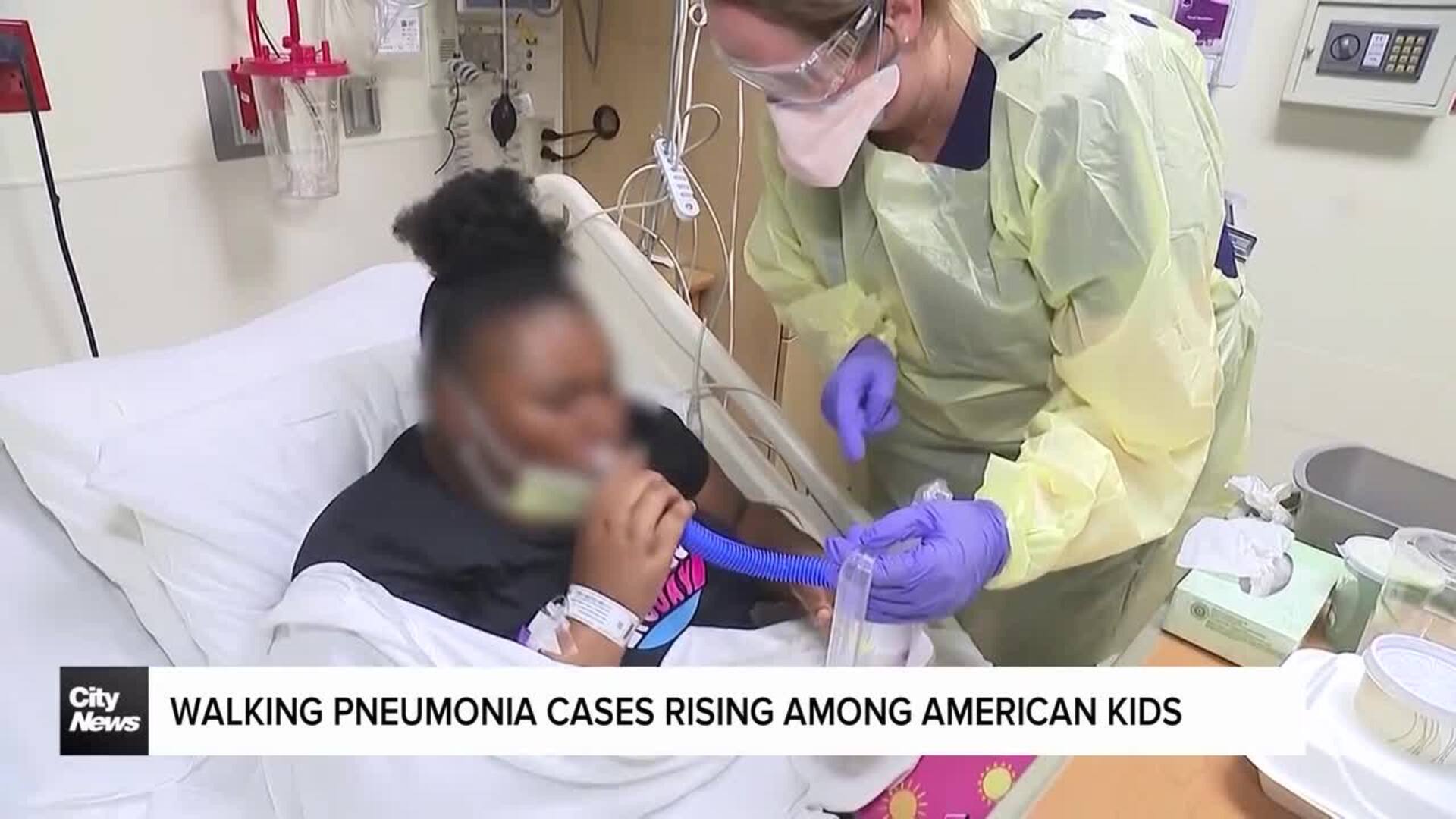 Walking pneumonia cases rising among U.S. children