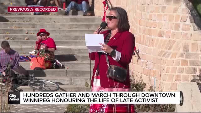 Late Winnipeg MMIWGS2+ advocate honoured with memorial walk