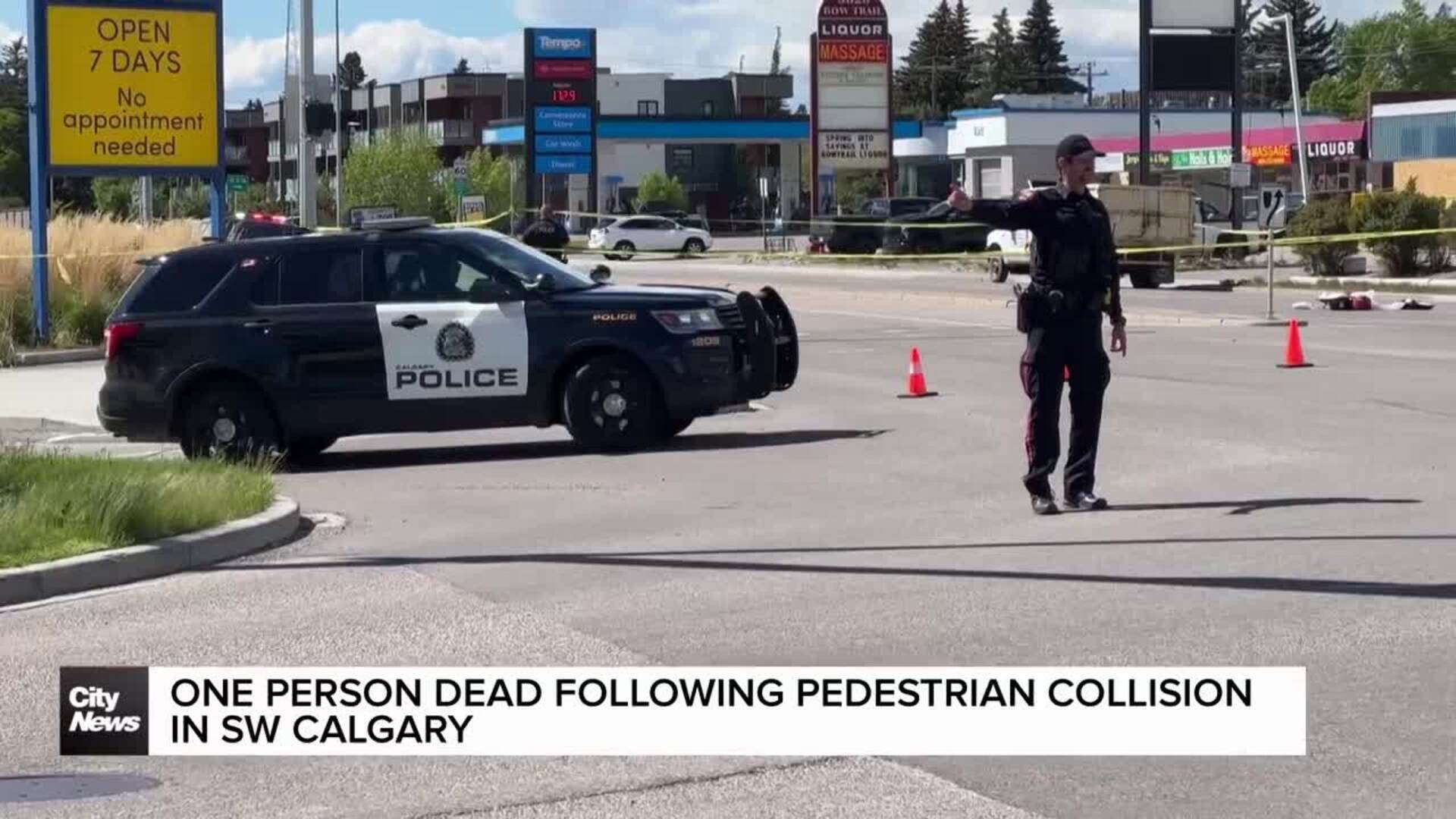 One person dead following pedestrian collision in SW Calgary
