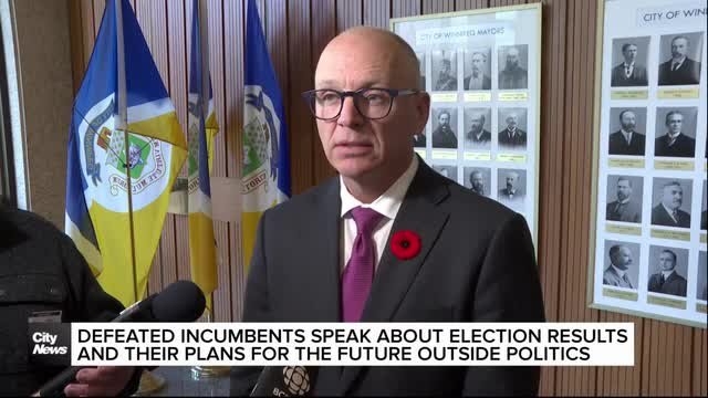 Defeated incumbents speak about election results and their plans for the future outside politics