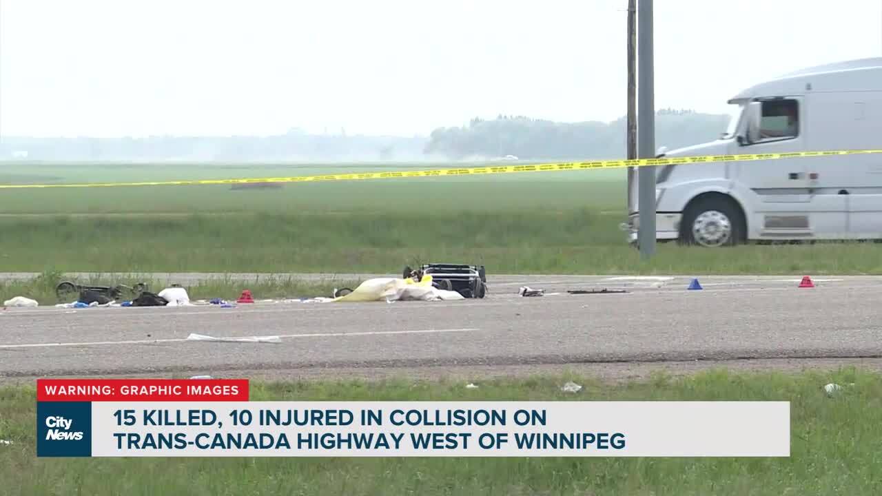 15 Dead Following Collision On Manitoba Highway