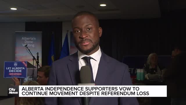 Alberta separatists vow to continue movement despite loss