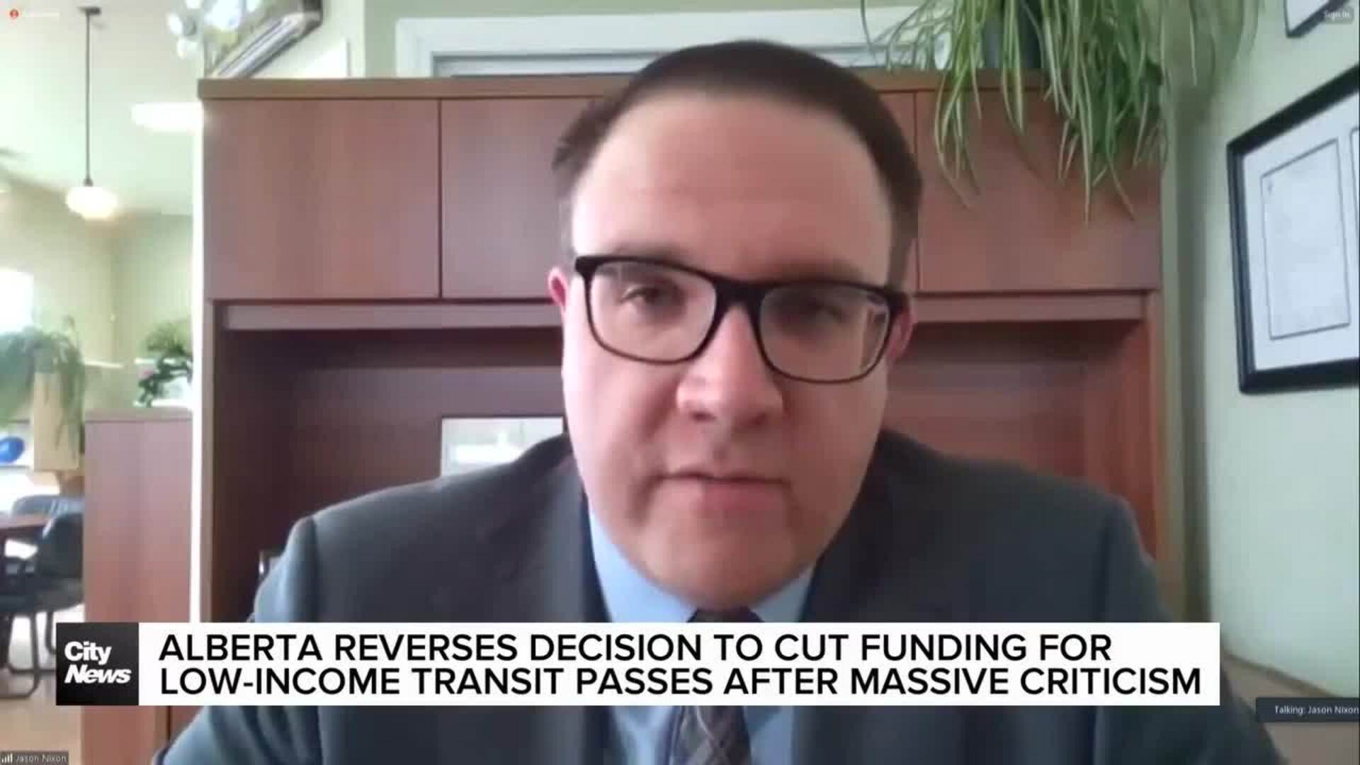 Alberta reverses decision to cut funding for low-income transit passes