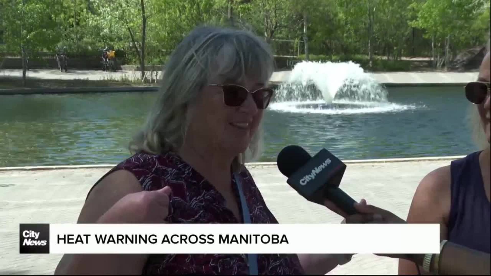 Heat warning across Manitoba