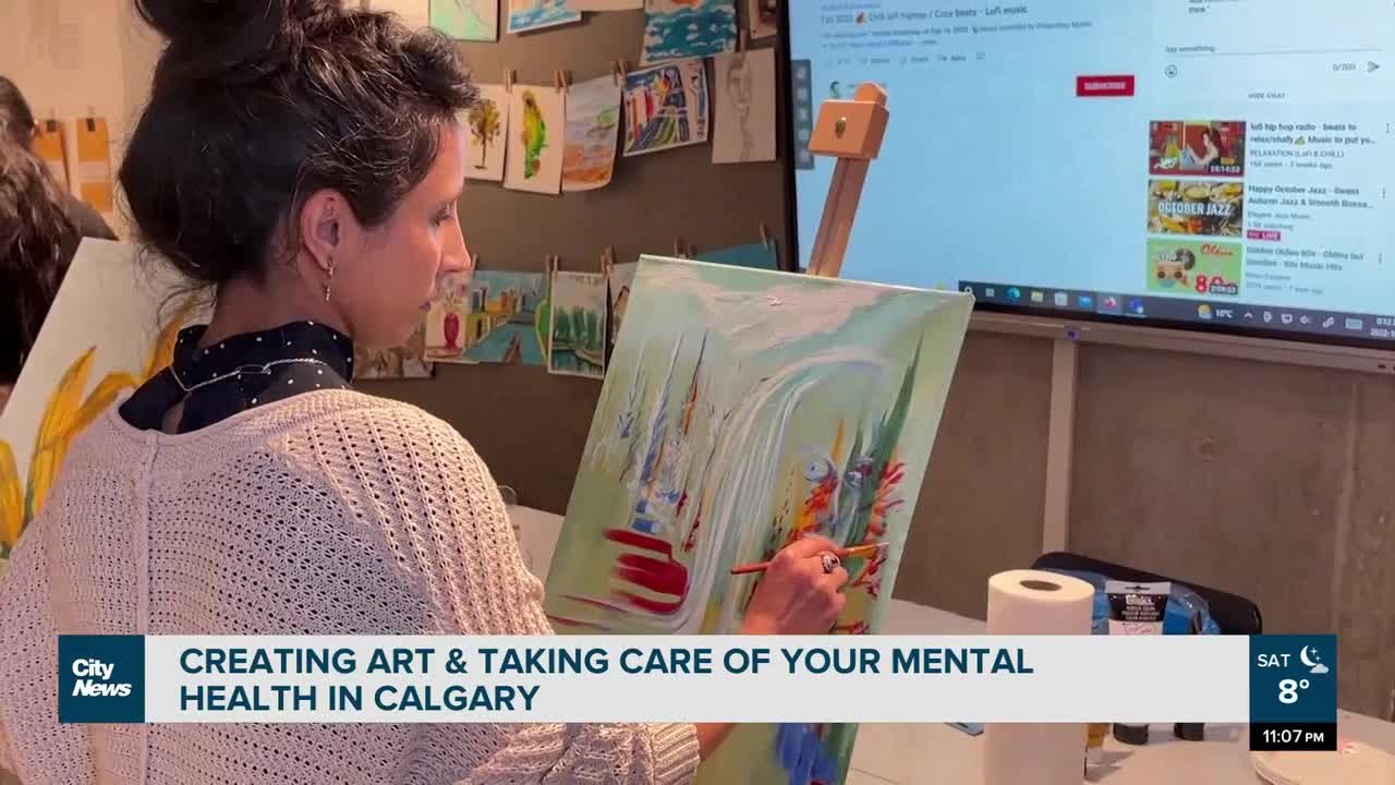 Creating art and taking care of your mental health in Calgary ...