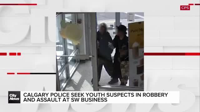 Calgary police seek youth suspects in robbery and assault at SW business
