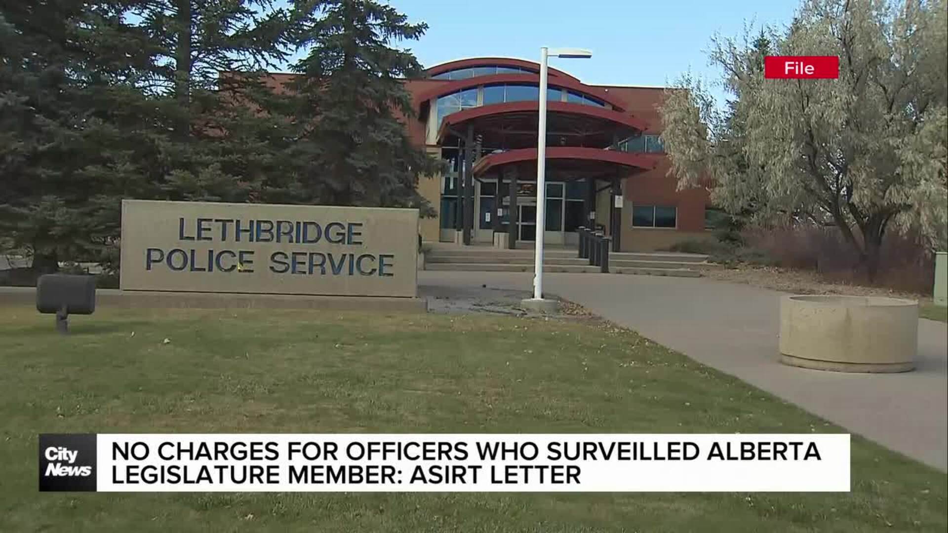 No charges for officers who surveilled Alberta legislature member: ASIRT letter