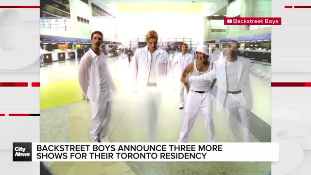 Backstreet Boys announce three more shows for Toronto residency