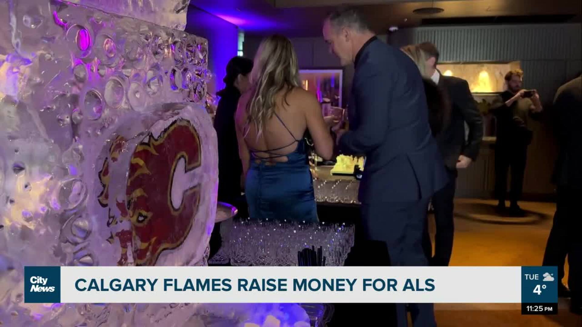 Calgary Flames raise money for ALS research