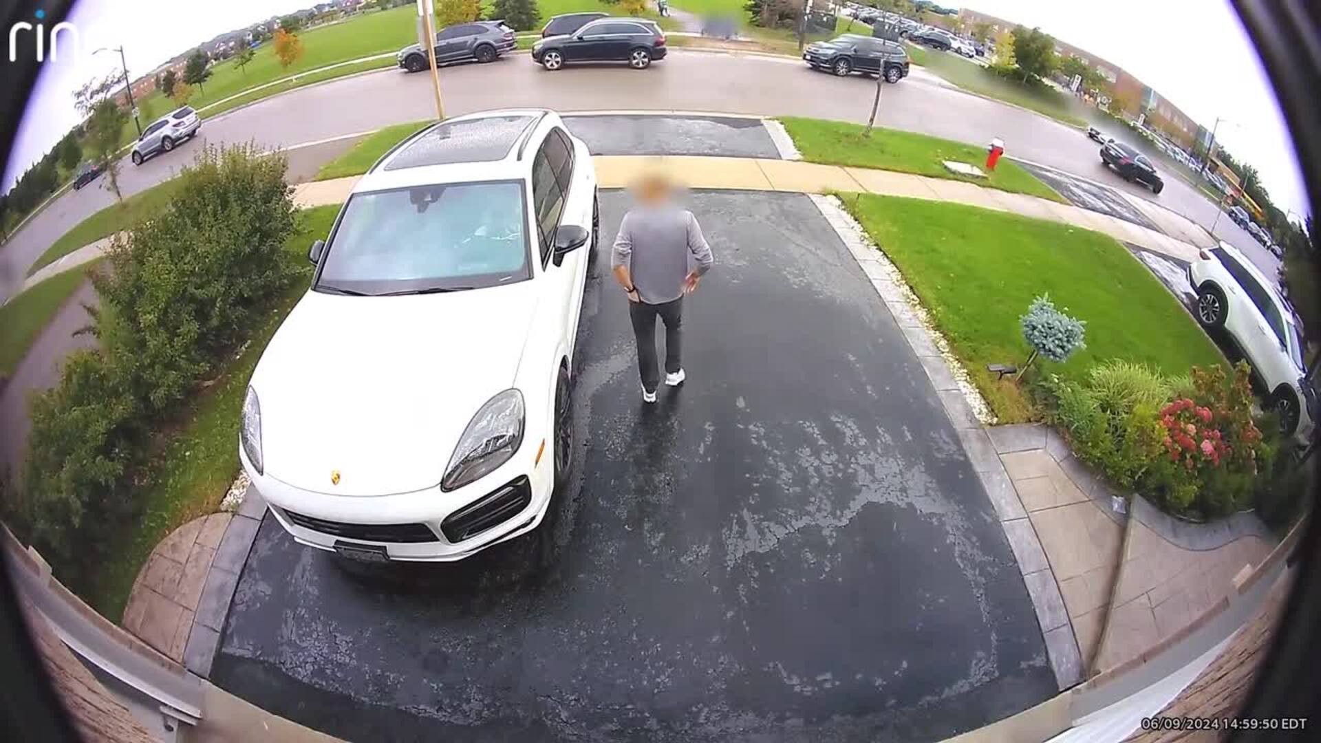 Woman steals Porsche from driveway, runs man over in Mississauga