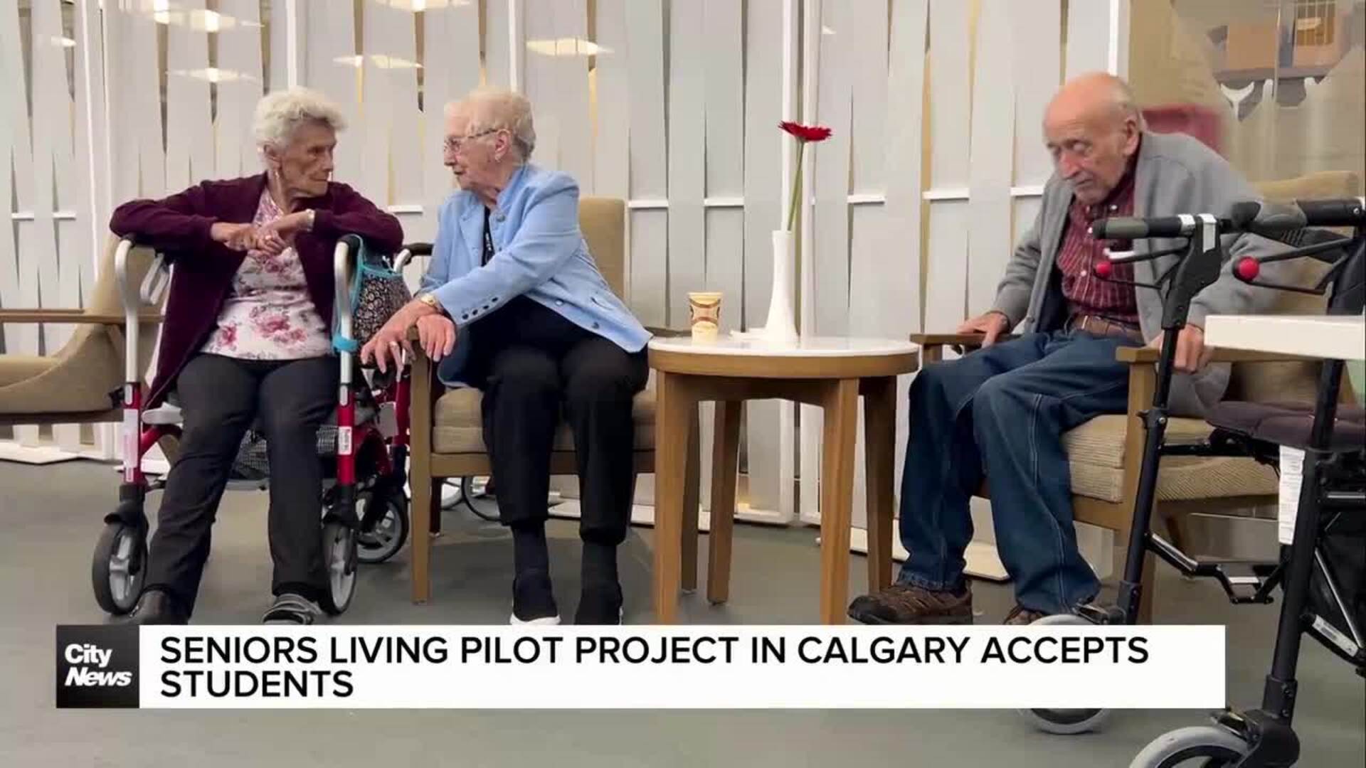 Seniors living pilot project in Calgary accepts students