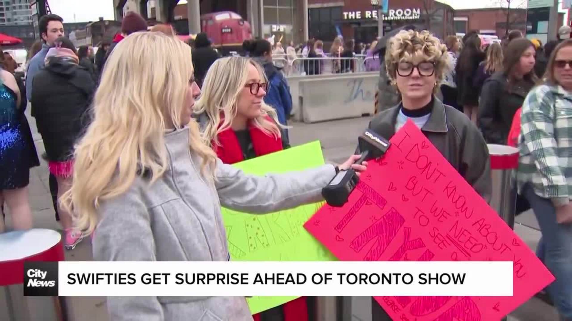 Surprising Taylor Swift fans with tickets