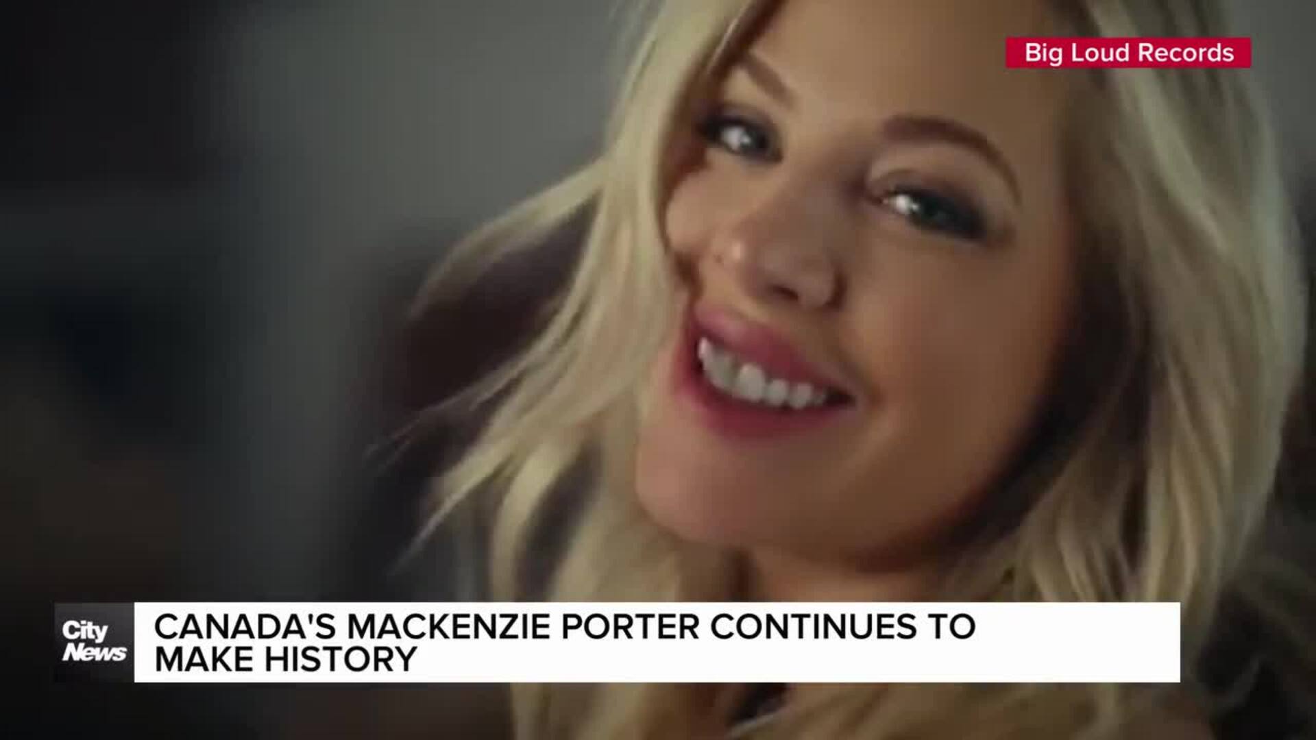 Canada's Mackenzie Porter continues to make history