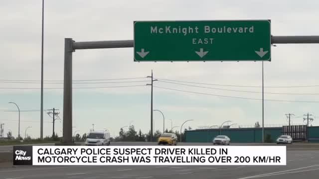 Motorcyclist killed after losing control while travelling more than 200 km/h: Calgary Police