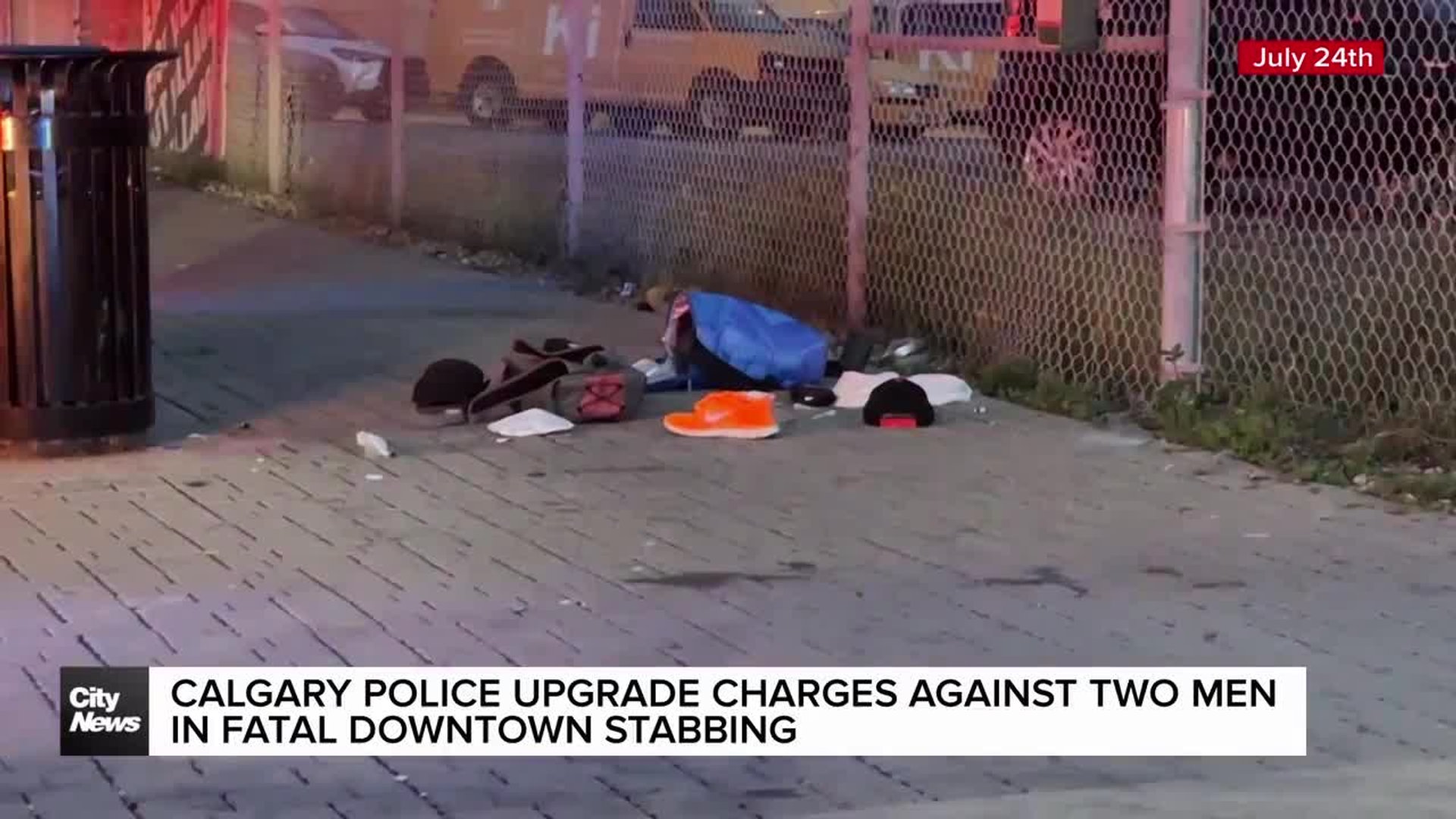 Calgary Police upgrade charges against two men in fatal downtown stabbing