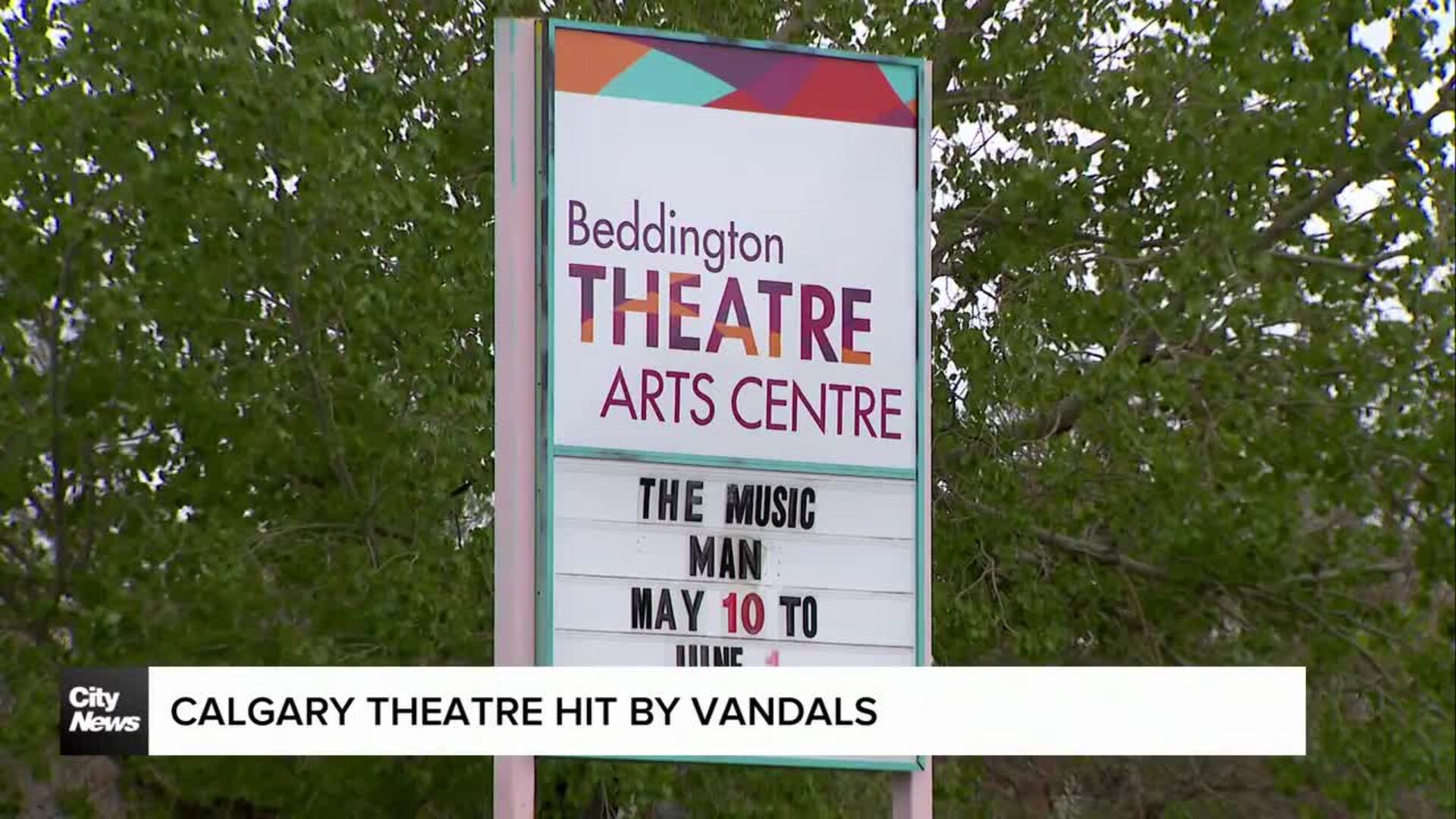 Calgary theatre hit by vandals