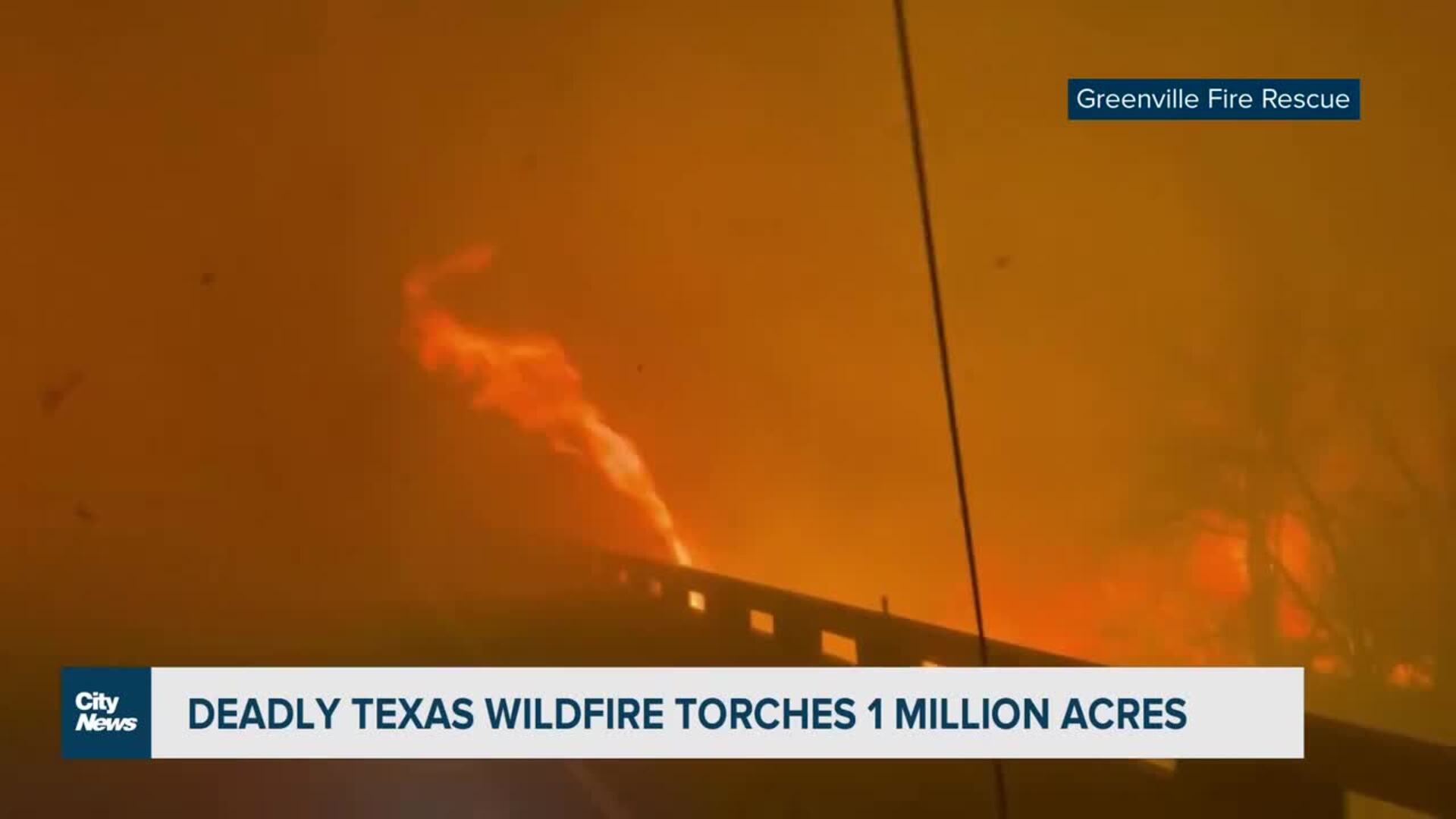 Deadly wildfire burns 1 million acres of land in Texas