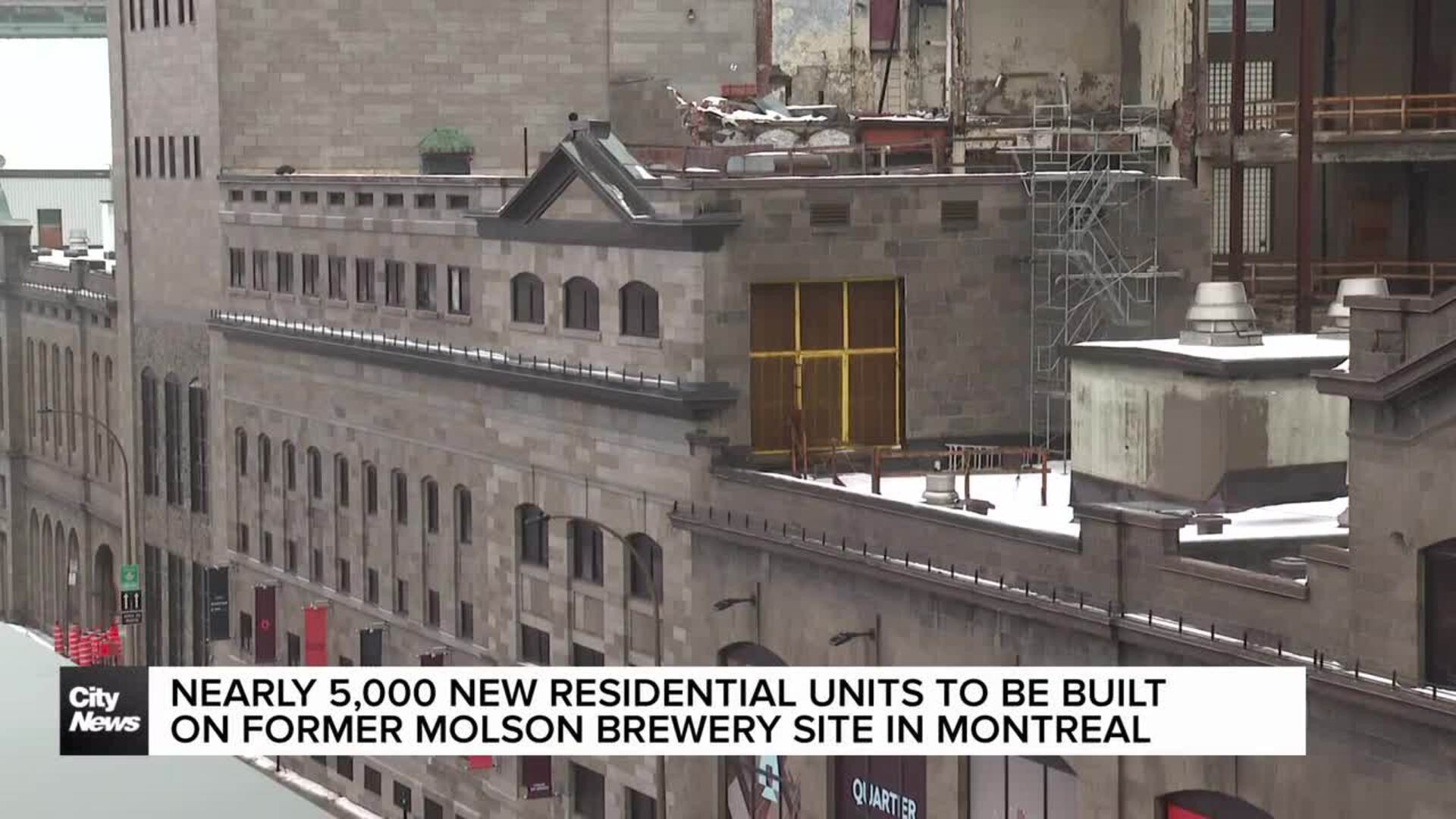 Nearly 5,000 housing units on former Molson brewery in Montreal