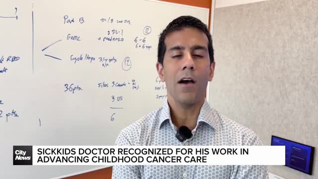 SickKids doctor recognized for his work in advancing childhood cancer care