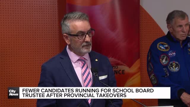 Fewer school board trustee candidates after Ford government takeover