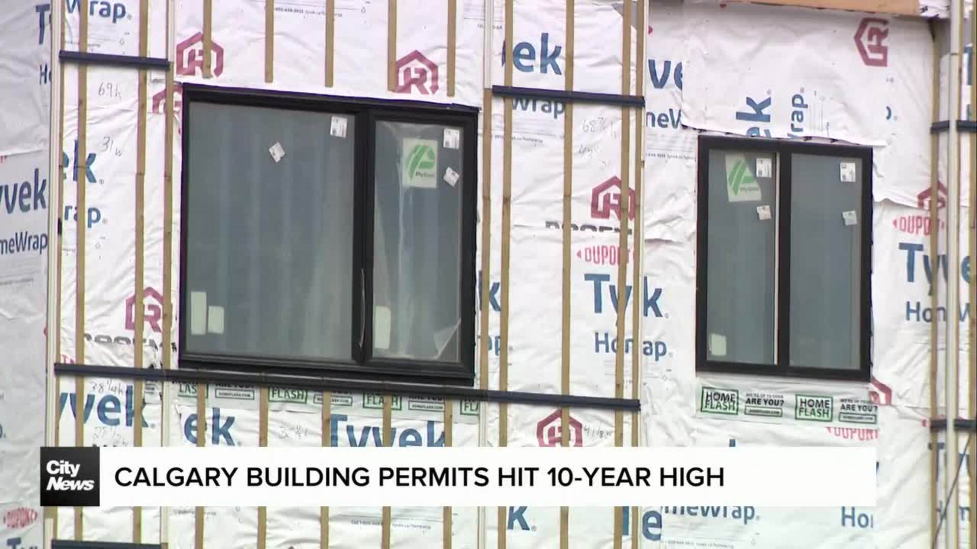 Calgary building permits hit 10-year high