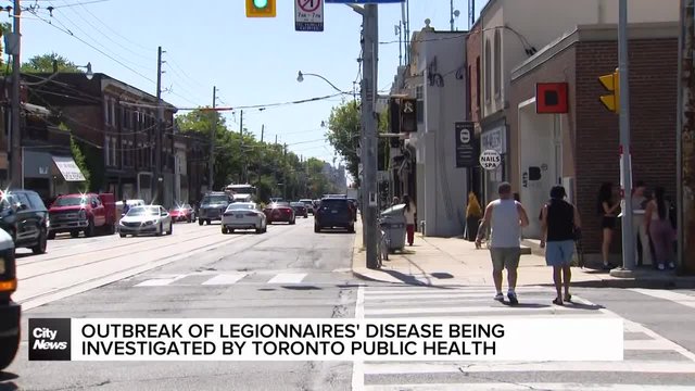Legionnaires' disease outbreak declared by Toronto Public Health