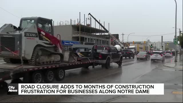 Arlington closure adds to construction frustrations for Winnipeg businesses