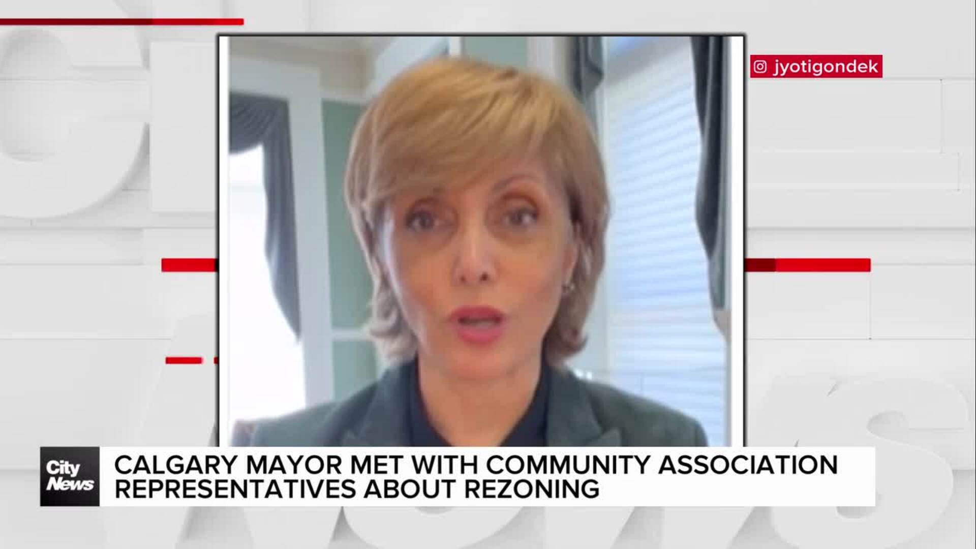 Calgary Mayor met with Community Association Representatives about rezoning