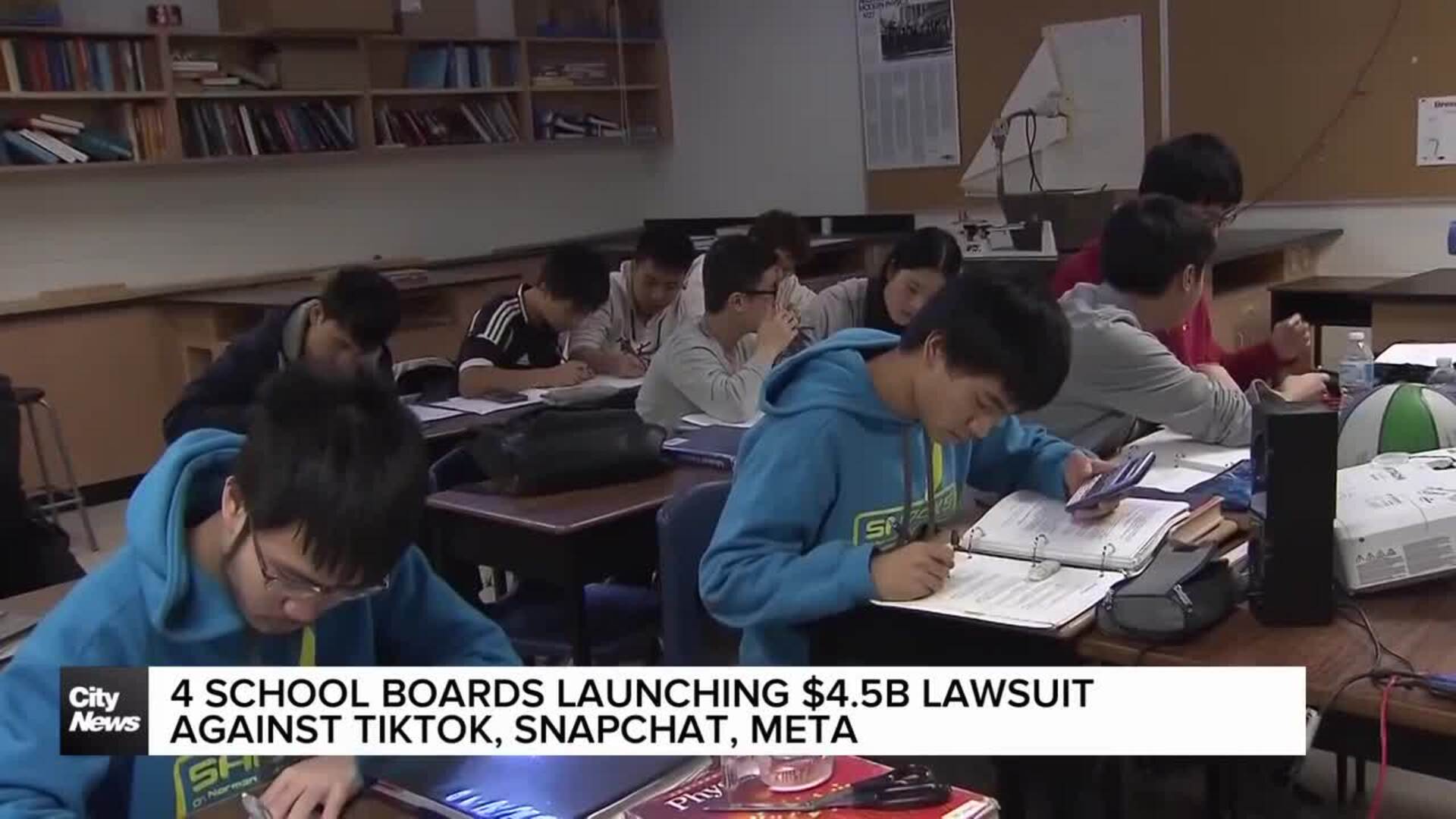 Ontario school boards suing Tiktok, Snapchat, Meta