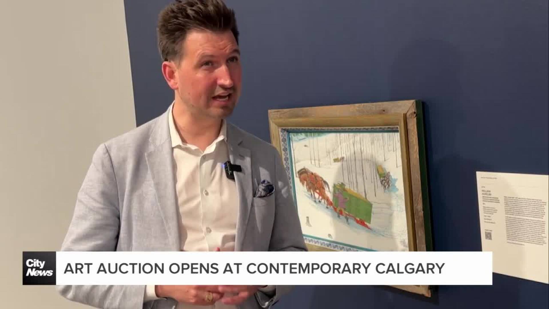 Art auction opens at Contemporary Calgary