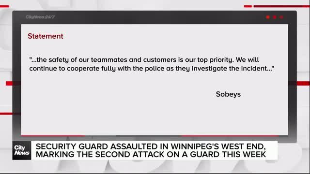 Security guard assaulted in Winnipeg's West End, marking the second attack on guard this week