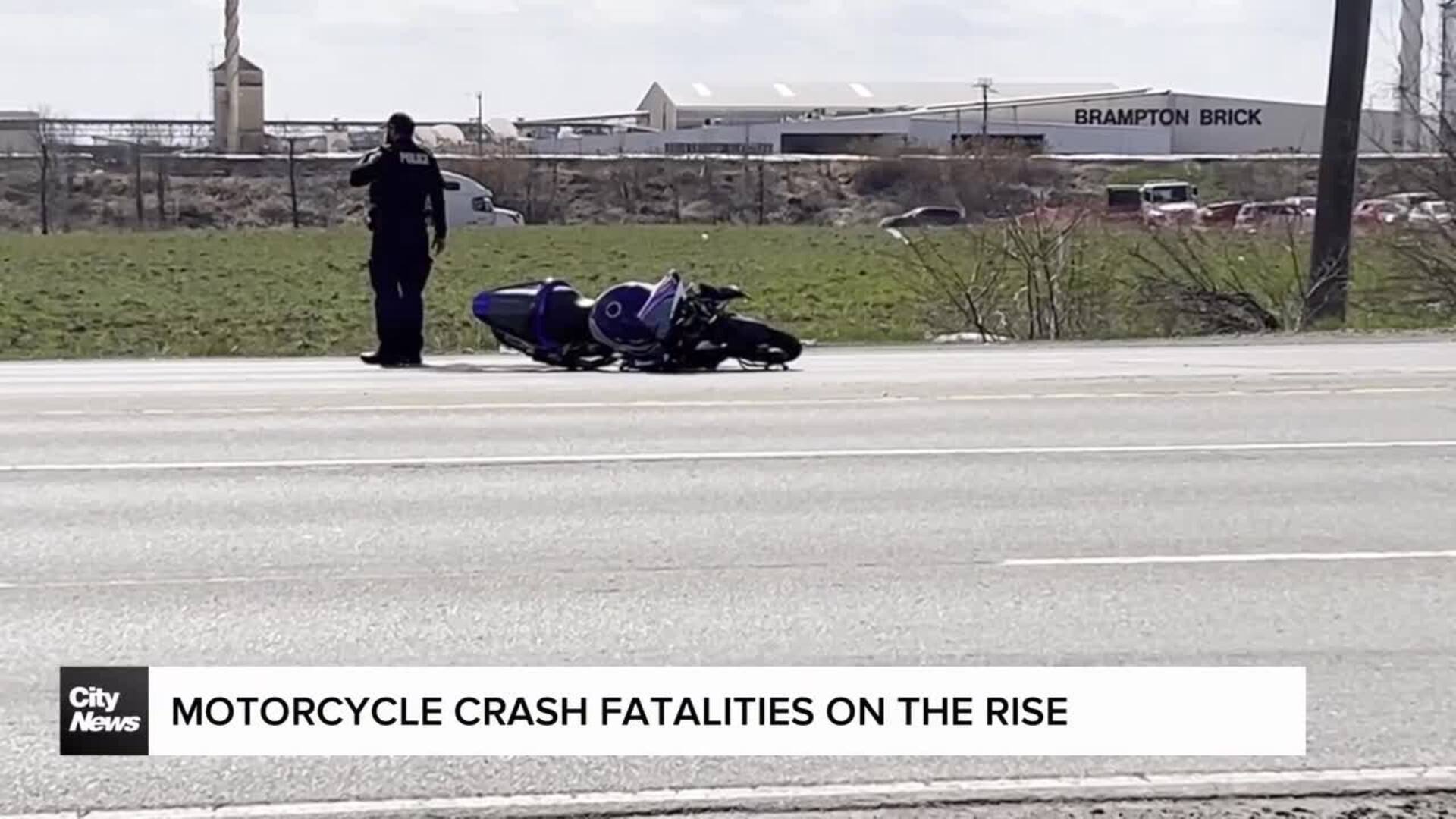 Motorcycle crash fatalities could hit 10-year high