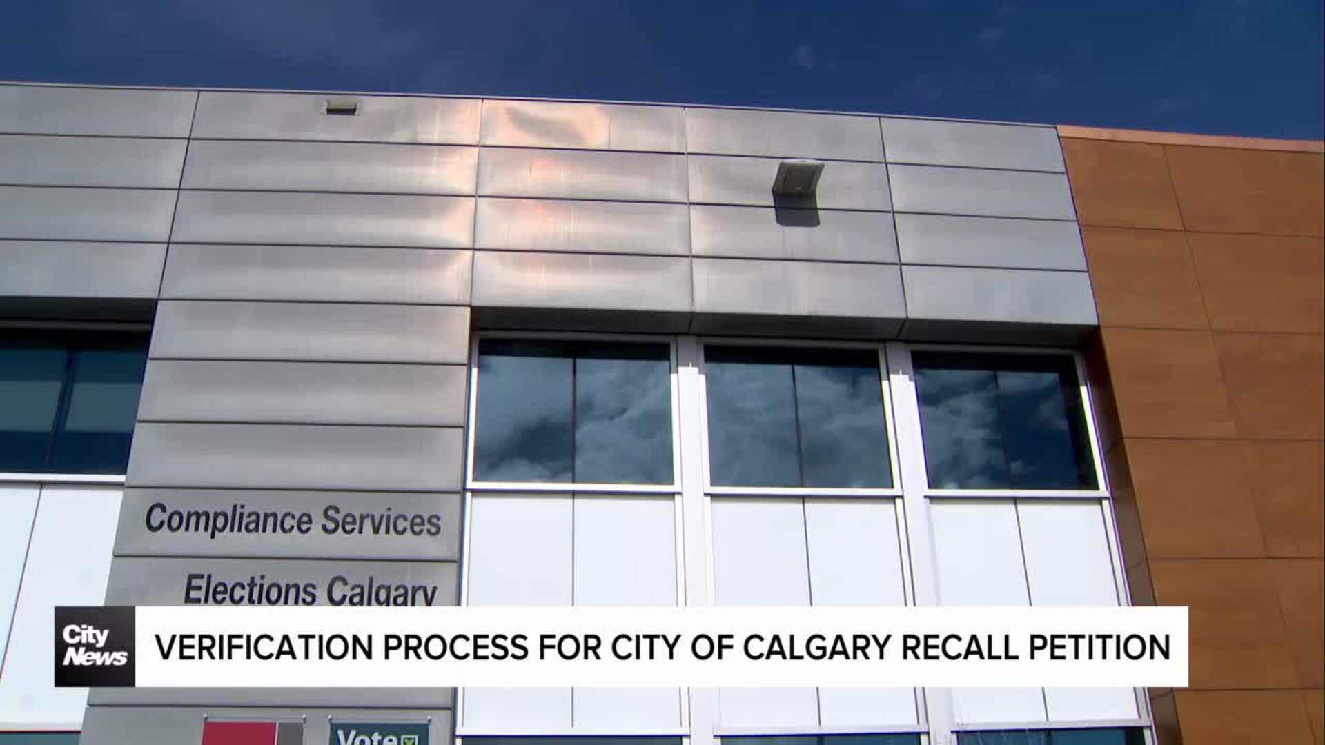 Verification process for Calgary recall petition