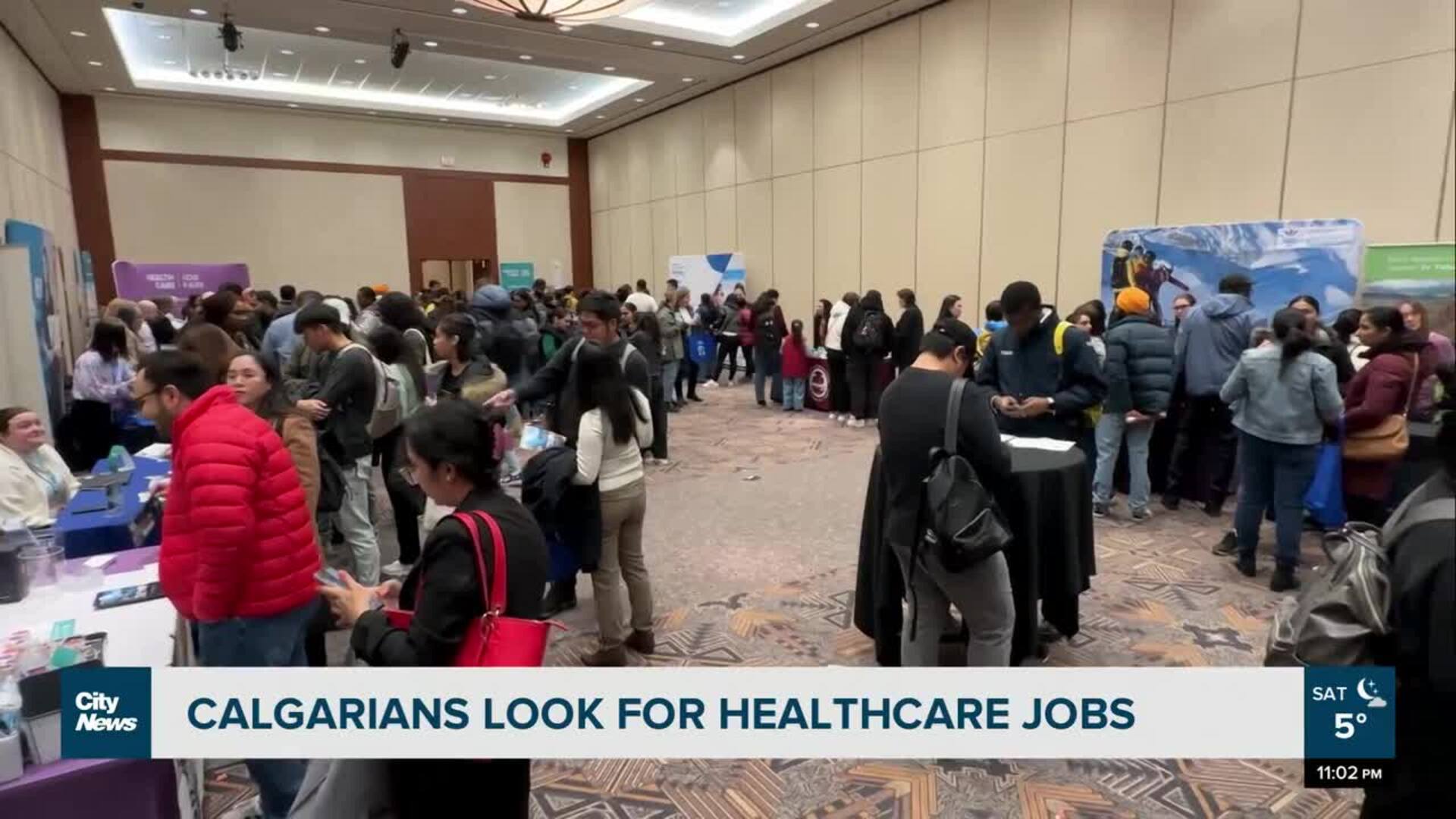 The Healthcare Job fair opened in Calgary