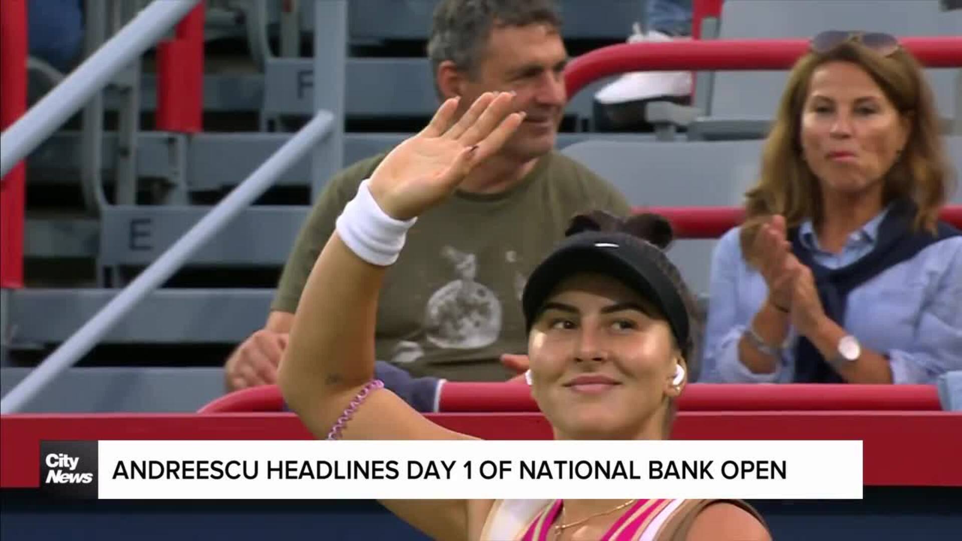 The National Bank Open Day 1 Main Draw headlined by a familiar face.