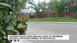 Calgary police seek man accused of grabbing student, exposing himself at SW school