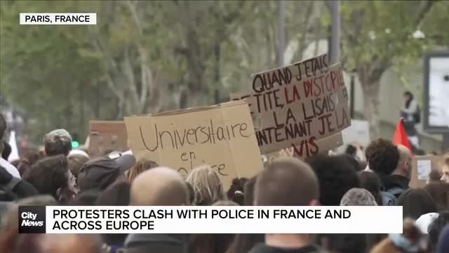 Protests continue in Paris