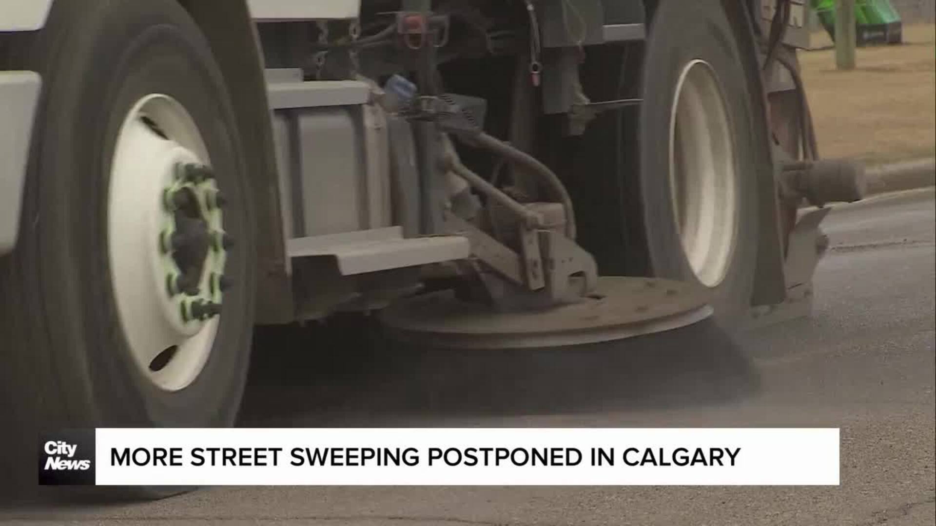 More street sweeping postponed in Calgary